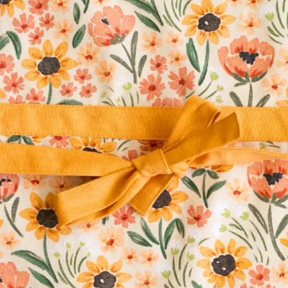 Floral Apron with Pockets